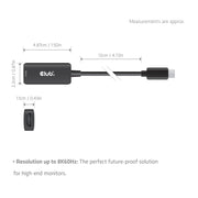 CLUB3D CAC-2505 videokabeladapter 0,12 m USB Type-C HDMI + USB Svart