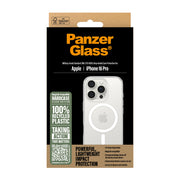 PanzerGlass HardCase Transparent w. White MagSafe iPhone 16 Pro