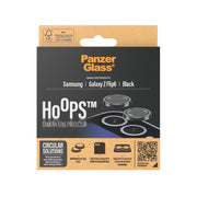 PanzerGlass Hoops Camera Lens Protector Black Samsung Galaxy Z Flip6 Genomskinligt