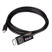 CLUB3D CAC-1557 videokabeladapter 1,8 m USB Type-C DisplayPort Svart