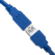 Techly 0.5m USB 3.0 A M/F USB-kablar USB 3.2 Gen 1 (3.1 Gen 1) 0,5 m USB A 5 Gbit/s