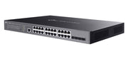 TP-Link Omada SG3428XMPP nätverksswitchar hanterad L2+ Gigabit Ethernet