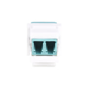 StarTech.com DMFKSLCLCCOUPLER fiberoptikadaptrar LC Vit