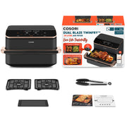 Cosori Dual Blaze Twinfry Chef Edition Dubbel 10 l Fristående 2800 W Varmluftsfritös
