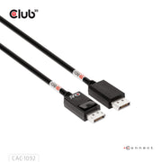 CLUB3D CAC-1092 DisplayPort-kabel 1,6 m Svart