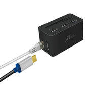 LogiLink UA0370 dockningsstationer för bärbara datorer Kabel USB 3.2 Gen 1 (3.1 Gen
