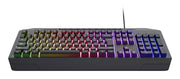 Trust GXT 836 Evocx tangentbord Spela USB QWERTY Engelska (USA) Svart