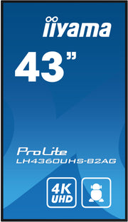 iiyama LH4360UHS-B2AG skyltställ Digital A-skylt