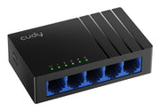 Cudy GS105D nätverksswitchar Ohanterad Gigabit Ethernet (10/100/1000) Svart