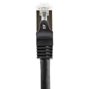 StarTech.com N6SPAT1MBK nätverkskablar Svart 1 m Cat6 SF/UTP (S-FTP)