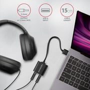 Axagon ADA-12 USB 2.0 Stereo Audio Mini-Adapter