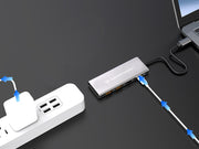 Conceptronic HUBBIES15G gränssnittshubbar USB 3.2 Gen 2 (3.1 Gen 2) Type-C 10000