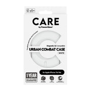 PanzerGlass CARE by Urban Combat Case Transparent w. White Qi Compatible iPhone 17e