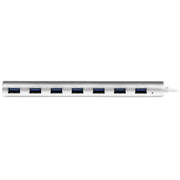 StarTech.com Kompakt USB 3.0-hubb med 7 portar och inbyggd kabel
