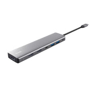 Trust 25661 gränssnittshubbar USB Type-C Aluminium
