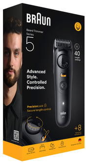 Braun BeardTrimmer 5 BT5560 skäggtrimmer Batteri 40