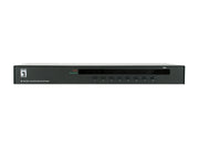 LevelOne KVM-3208 KVM-switchar Rackmontering Svart