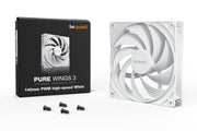 be quiet! Pure Wings 3 140mm PWM high-speed White Datorväska Fan
