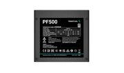 DeepCool PF500 strömförsörjningsenheter 500 W 20+4 pin ATX ATX Svart