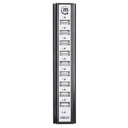 Manhattan 161572 gränssnittshubbar USB 2.0 480 Mbit/s Svart