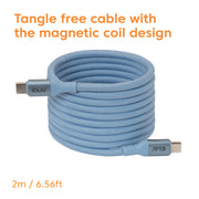 CLUB3D CAC-3030 USB-kablar 2 m USB C 0,48 Gbit/s 240 W Blå