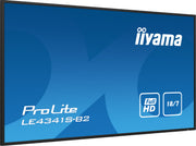 iiyama PROLITE LE4341S-B2 Platt skärm för digital skyltning