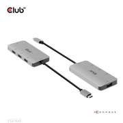 CLUB3D CSV-1547 gränssnittshubbar USB 3.2 Gen 2 (3.1 Gen 2) Type-C 10000 Mbit/s Svart