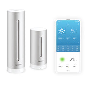 Netatmo NWS01-EC digital väderstation Aluminium Batteri / USB