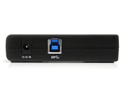 StarTech.com Svart SuperSpeed USB 3.0-hubb med 4 portar