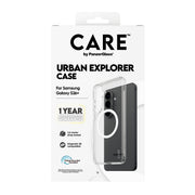 PanzerGlass CARE by Urban Explorer Case Transparent w. White Qi Samsung Galaxy S26+
