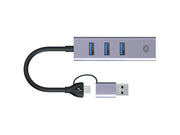 Conceptronic ABBY25G dockningsstationer för bärbara datorer Kabel USB 3.2 Gen 1 (3.1