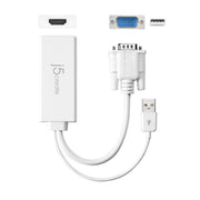 j5create JDA214-N VGA till HDMI video ljud-adapter