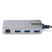 StarTech.com USB-hubb med 3 portar och Ethernet