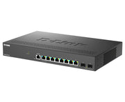 D-Link DMS-1250-10S/E nätverksswitchar hanterad 2.5G Ethernet (100/1000/2500) Svart