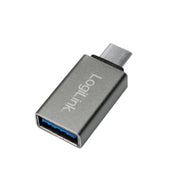 LogiLink AU0042 kabelomvandlare (hane/hona) USB 3.1 type-C USB 3.0 Silver