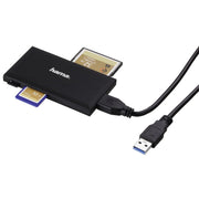 Hama 00181018 kortläsare USB 3.2 Gen 1 (3.1 Gen 1) Type-A Svart