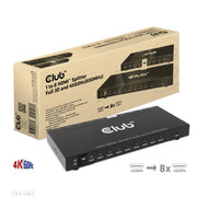 CLUB3D 1 to 8 HDMI Splitter Full 3D and 4K60Hz(600MHz)
