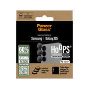 PanzerGlass Hoops Camera Lens Protector Black Samsung Galaxy S25 Genomskinligt