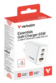 Verbatim 32353 mobilladdare Universal Vit AC Snabb laddning inomhus