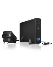 ICY BOX IB-377U3 HDD-hölje Svart 3.5"