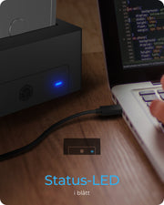 ICY BOX IB-1121-U3 USB 3.2 Gen 1 (3.1 Gen 1) Type-A Svart