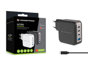 Conceptronic ALTHEA18B mobilladdare Universal Svart AC Snabb laddning inomhus