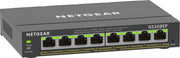 NETGEAR GS308EP hanterad L2/L3 Gigabit Ethernet (10/100/1000) Strömförsörjning via