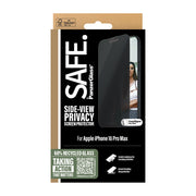 PanzerGlass SAFE. by 2-Way Privacy Screen Protector iPhone 16 Pro Max