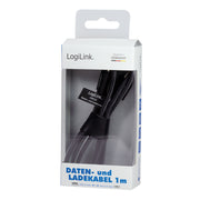 LogiLink CU0132 USB-kablar USB 2.0 1 m USB A Micro-USB A 0,48 Gbit/s Grå