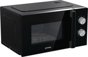 Gorenje MO20E2BH Svart Grillmikrovågsugn Bänkdiskmaskin 20 l 800 W