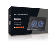 Conceptronic THANA02B kylningsdynor för bärbara datorer