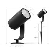 Philips Hue White och Color Ambiance Lily spotlight för utomhusbruk