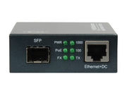 LevelOne GVT-2012 mediakonverterare för nätverk 1000 Mbit/s Svart - 1x1G