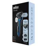 Braun Series 6 61-B1500s Folierakapparat Trimmer Blå